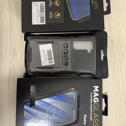 Maglass (2) Protector And Marphy Wallet Case For Samsung Galaxy S22 Plus, Never Opened Or Used