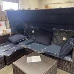 New assembled Patio Furniture Set 6 Pieces Outdoor Furniture Patio Conversation Sets