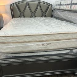 New King Saatva Pillow Top Organic