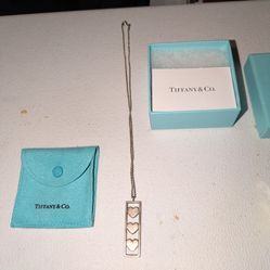 Tiffany& Co Heart Necklace 