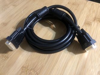 DVI to DVI Monitor Gold Adapter Cable - 9.8 Feet (3 Meters)  Amazon Basics