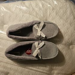 New Dearfoams Cozy Comfort Wide Width House Slippers 