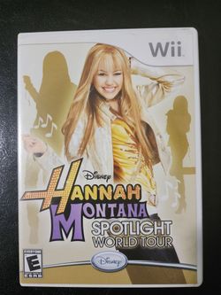 Wii Hannah Montana Spotlight World Tour