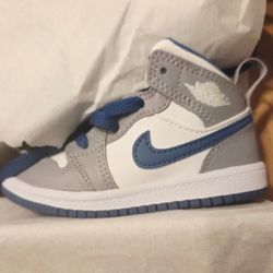 Kids Cement Gray Jordan 1 Mid