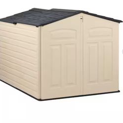 6 ft. 6 in. x 5 ft. Slide-Lid Resin Shed