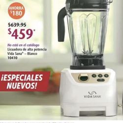 Hermosa Licuadora Blanca Princess House Edición Limitada 