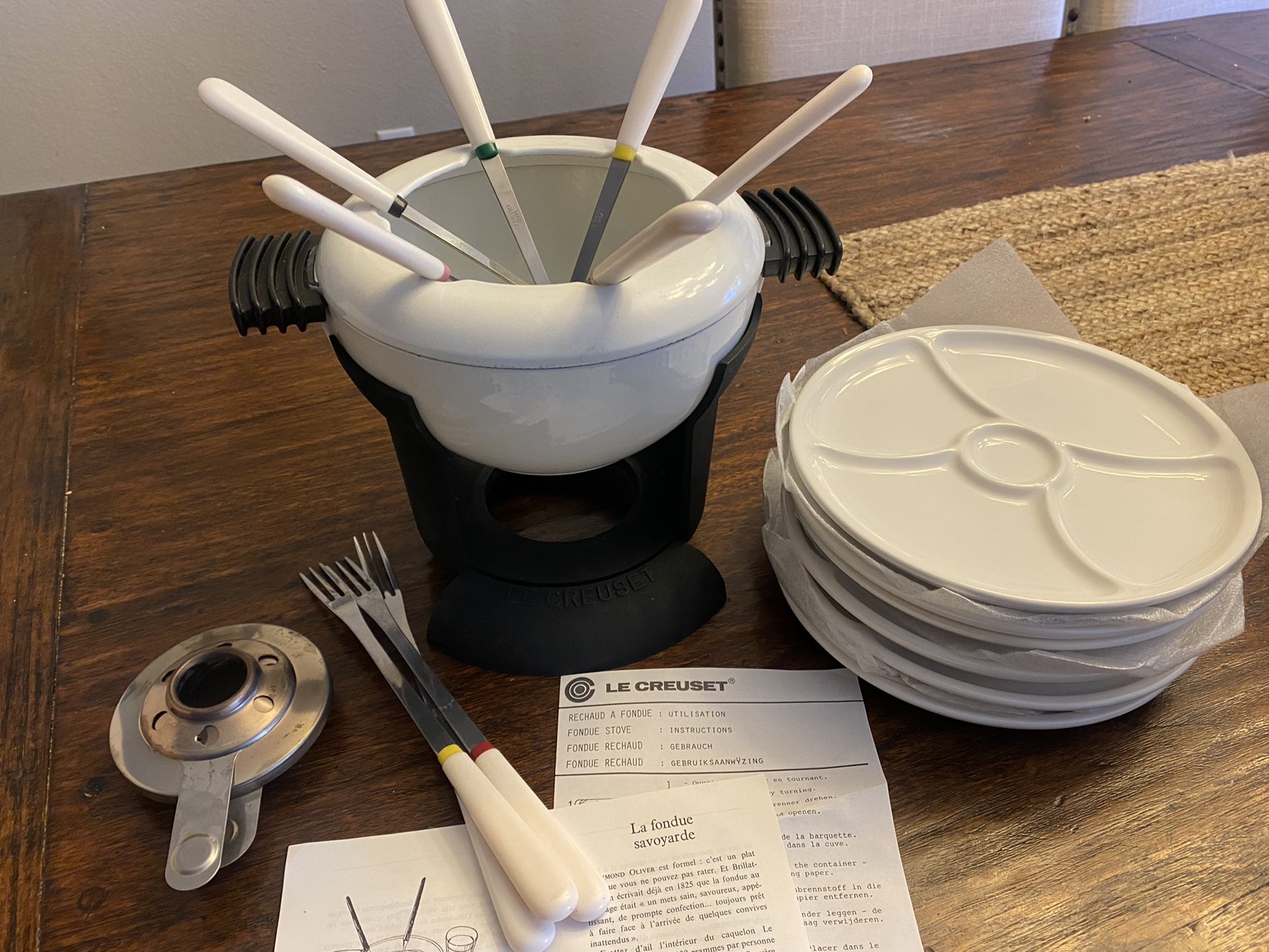 Le Creuset Fondue Set