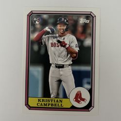 Kristian Campbell Boardwalk And Baseball