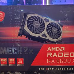 MSI AMD RX 6600 XT Video Card (6 Months Old)