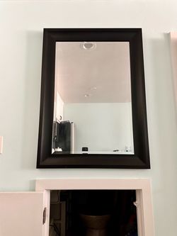 43” x 31” beveled mirror living room entryway bedroom bathroom