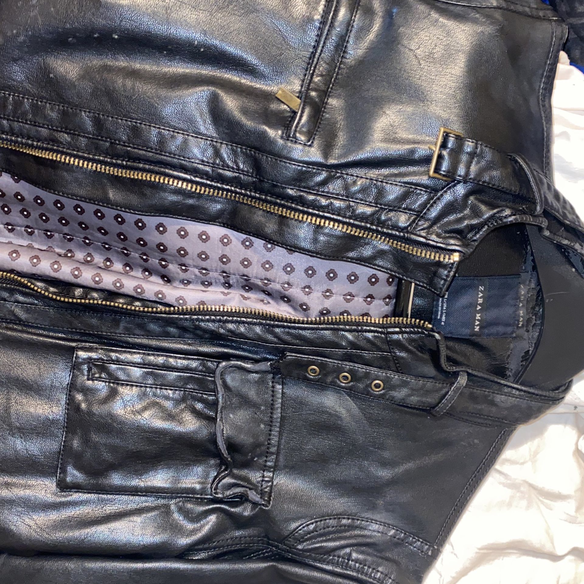 Zaraman Mens Leather Jacket