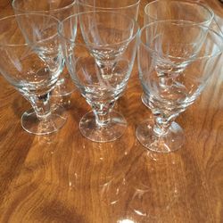 Wine And Champagne Glasses. 