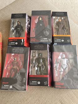 Star Wars Black Series 6 Inch  lot