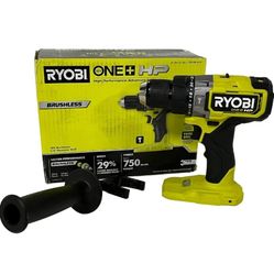 RYOBI ONE+ HP 18V Brushless Cordless 1/2 in. Hammer Drill (Tool Only)