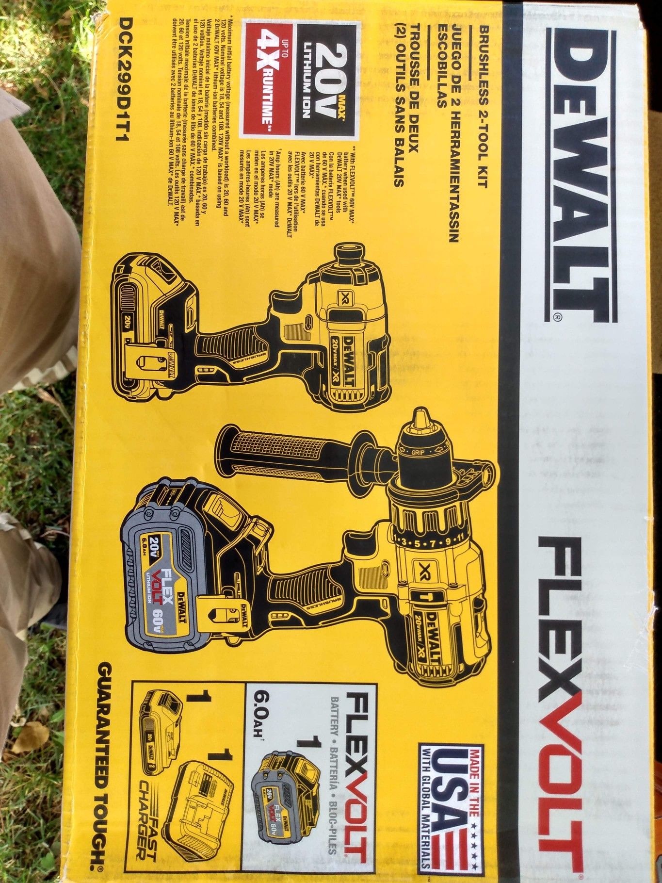 DeWalt Flexvolt drill set kit