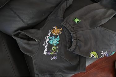 Monster inc hoodie and joggers