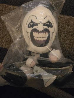The Terrifier 3 Art the Clown 14-Inch Plush