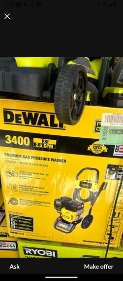3400psi Pressure Washer DeWalt 