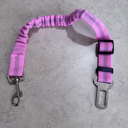 Adjustable Dog Car Seat Belt (pink) - NEW