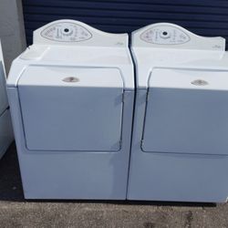 Original Maytag Front Load Style Washer Dryer Set Works Perfect With Warranty
