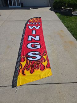 Hot wings flag