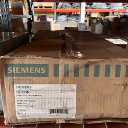 Siemens HF323N 100 Amp 3 Pole 240VAC/250/VDC Heavy Duty Safety Switch
