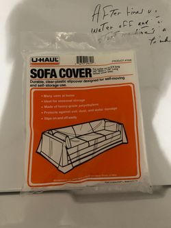 Uhaul sofa cover brand new