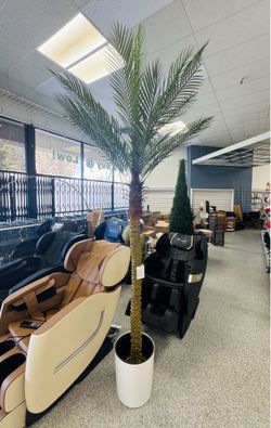 9FT Artificial Phoenix Palm Tree – Large Faux Tropical Plant with Adjustable Leaves 🌴