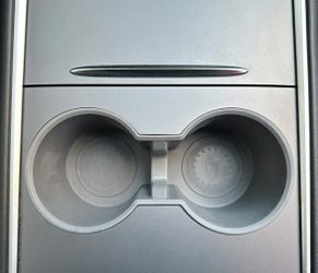 Tesla Cup Holder Insert for 2024-2021 Model Y and 2023-2021 Model 3