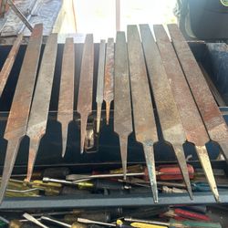 Nicholson Files Made In USA 17 Inch Long Smaller Ones All Types Of Sizes Lot Price