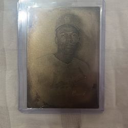 Lou Brock Tin Type Card Ultra Rare SP