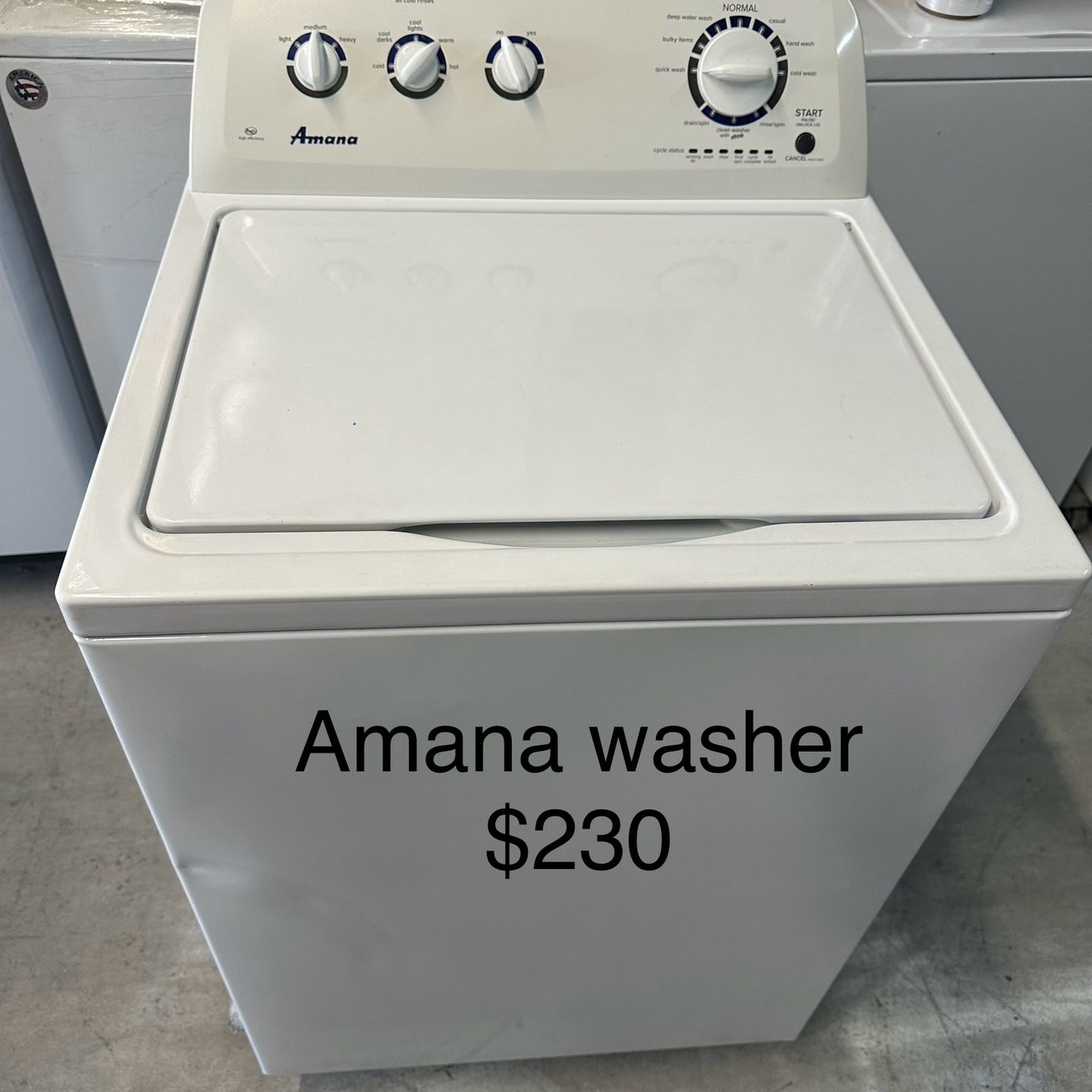 Amana Washer 