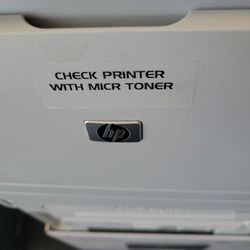 CHECK PRINTER WITH MAGNETIC TONER 