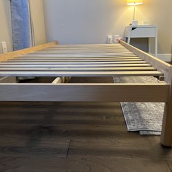 Solid wood, twin XL bed frame