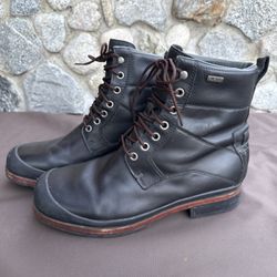 Ugg Mean Howell Duck Leather Waterproof Boots Size 13