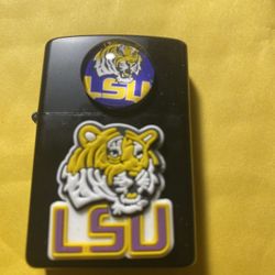 LSU Tigers fliptop lighter new without fuel
