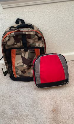 Brand new backpack and lunch box