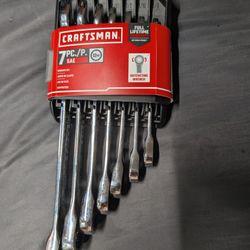 Craftsman 7pc Ratcheting Wrench Set (Sae)