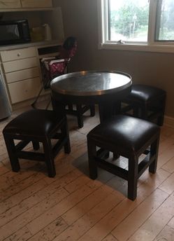 Table and chairs