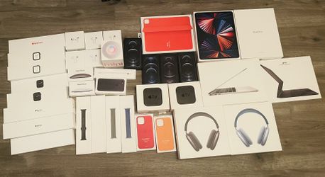 A lot Of Empty Apple Boxs 