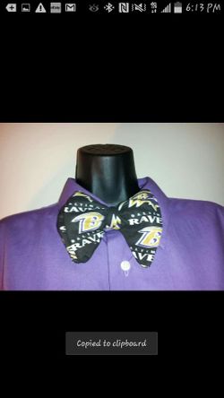 Ravens bow tie.