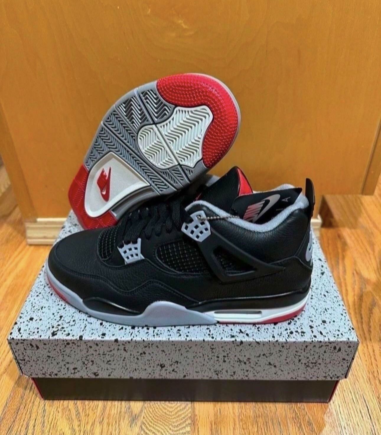 Jordan Retro 4 Bred Reimagined FV5029-006 Size 11 Brand New
