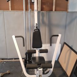 Lat Pulldown Machine Plus Triceps/chest/leg Curl