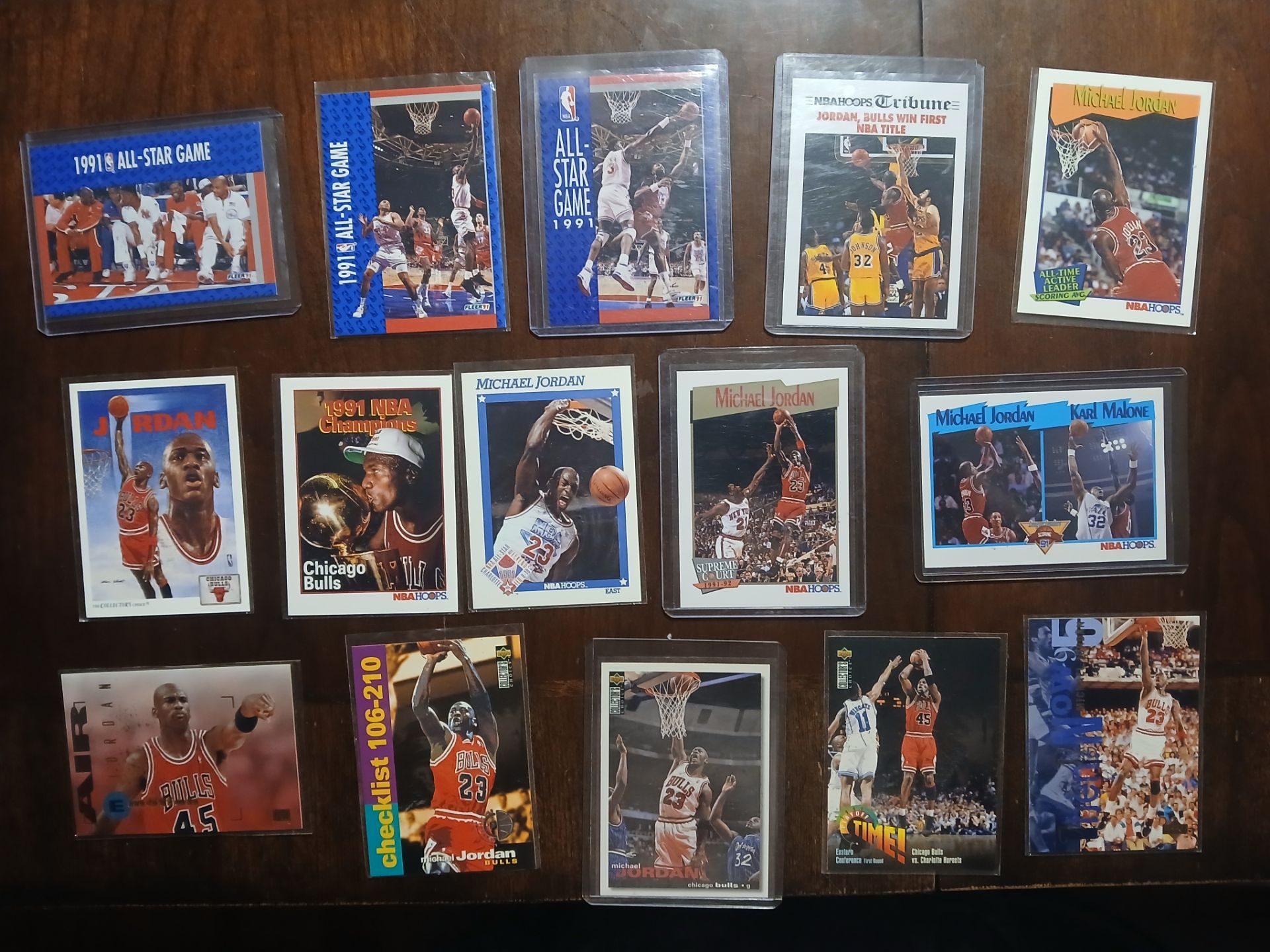 Basketball michael jordan cards