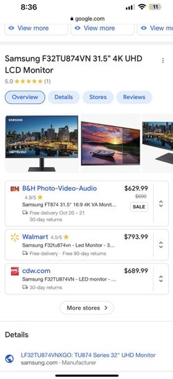 Samsung 32 Inch 4K Monitor