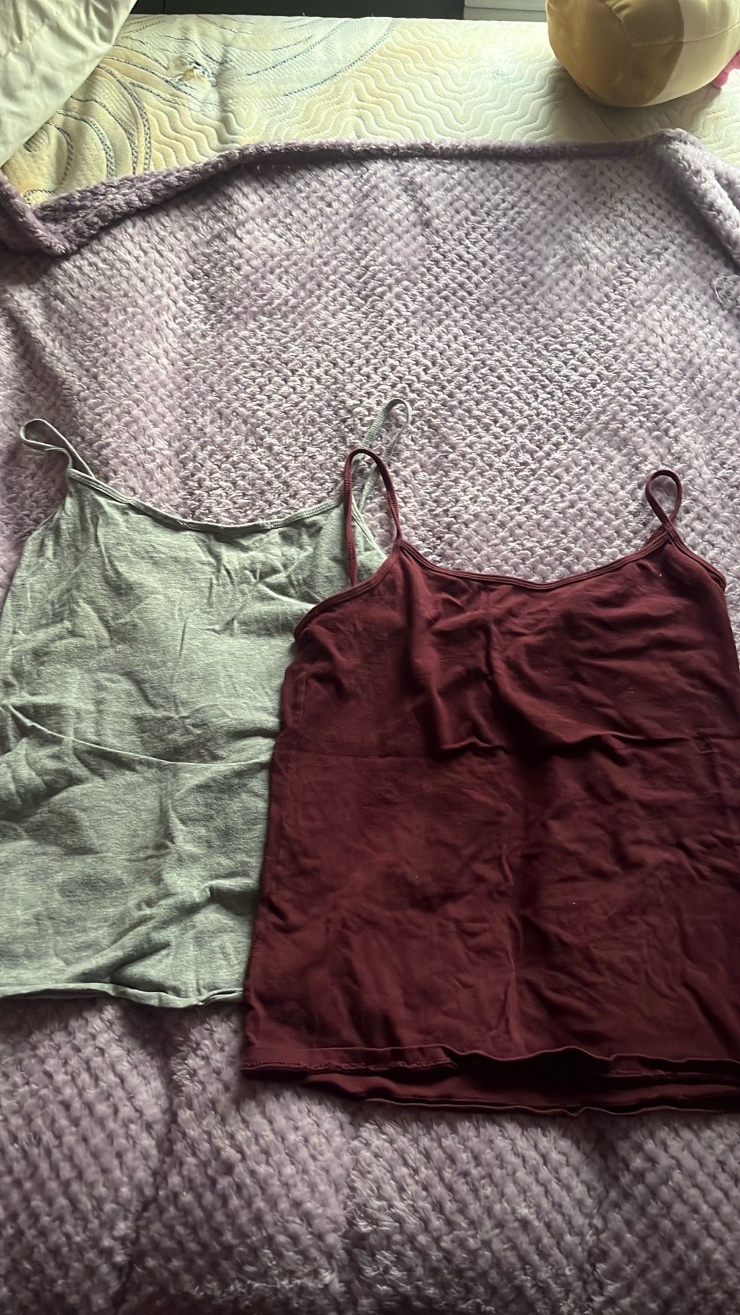 TANK TOP BUNDLE, Grey and Burgendy, Large , AEROPOSTALE