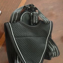 dog black harness size medium for smaller dogs 