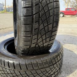 235/50R17 2 used tires continental