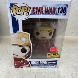 Funko Pop Captain America Iron Man 136 