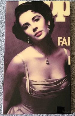 Elizabeth Taylor Pop Art Resin On Wood Wall Art